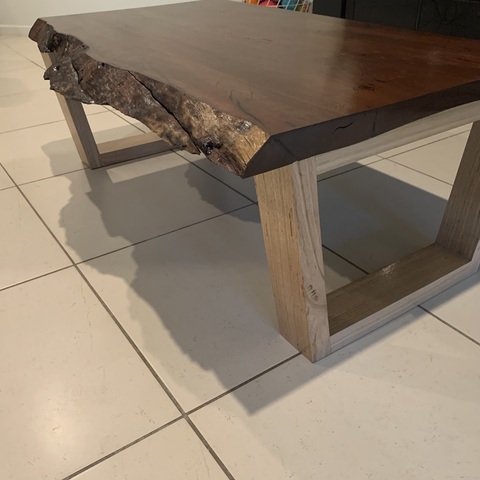 The Albany Coffee Table - Jarrah & Vic Ash
